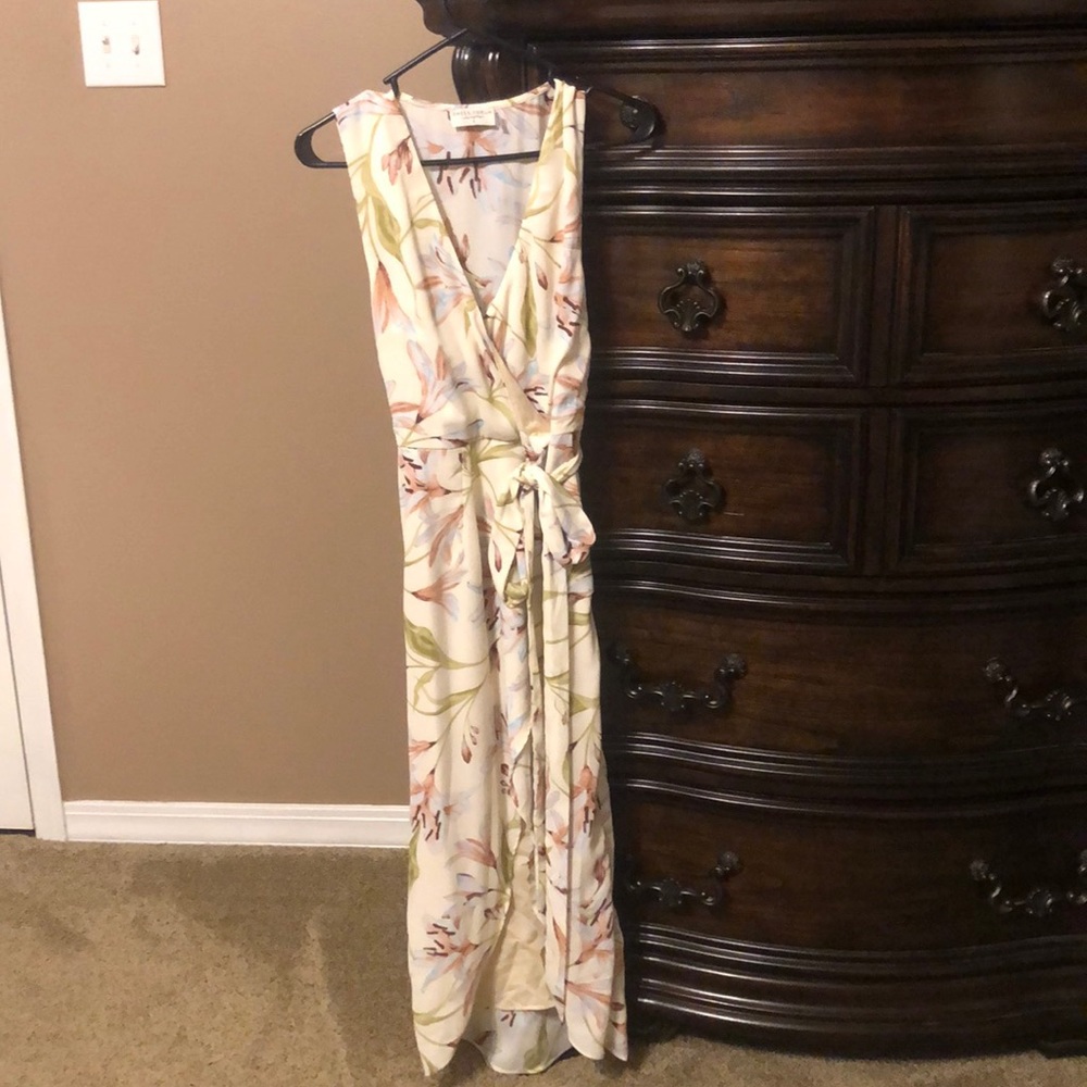 High Lo Wrap Dress